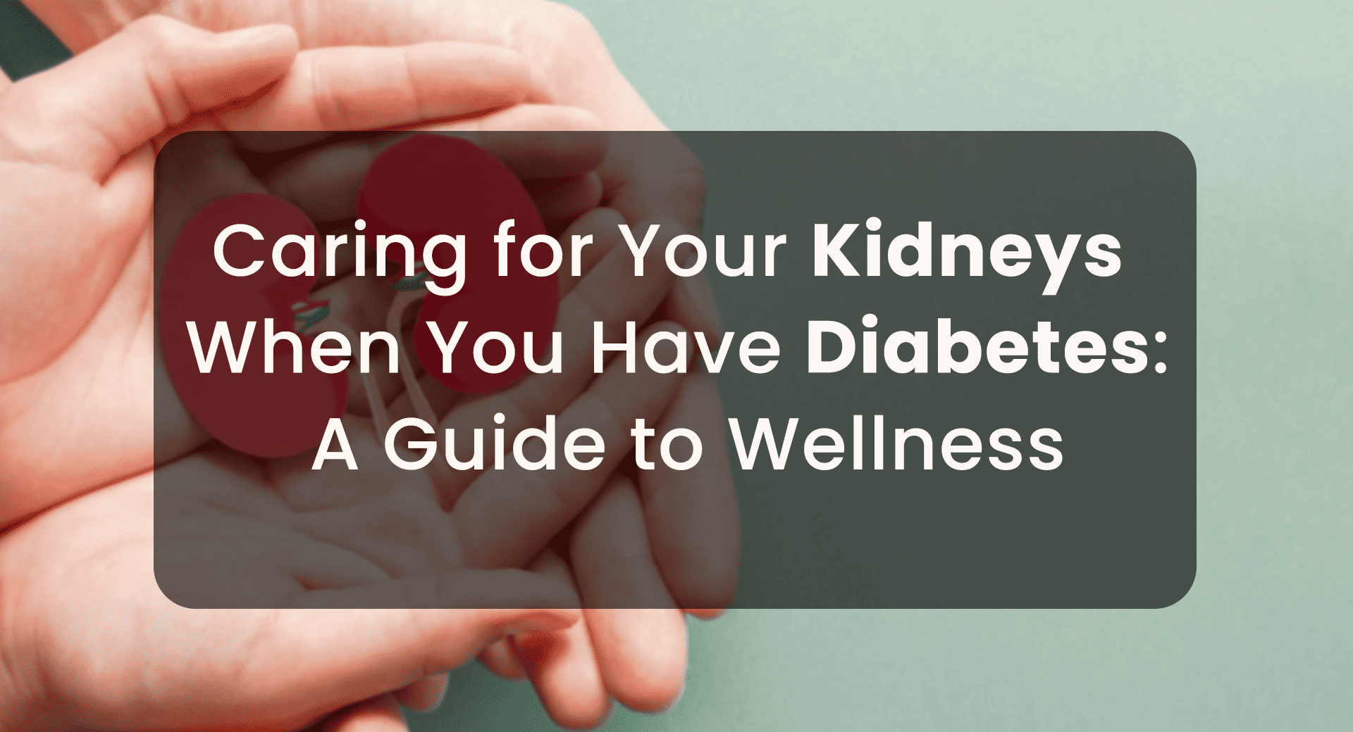 Caring for Your Kidneys When You Have Diabetes: A Guide to Wellness